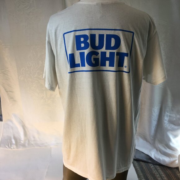 Gildan Bud Light Super Bowl 58 LVIII T-Shirt Men's Sz L T-Shirt Cheifs 49ers - Picture 7 of 13